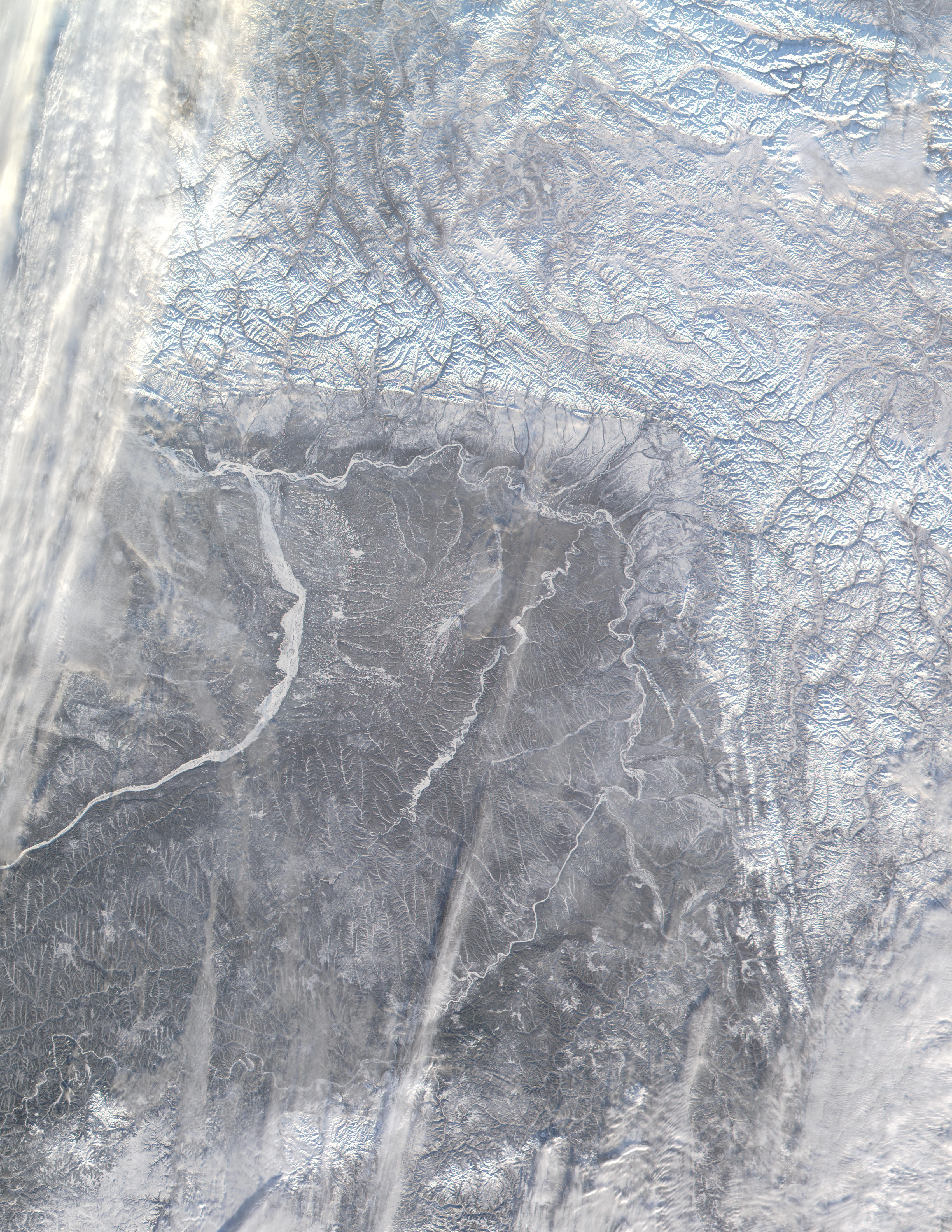 Verkhoyansk Range and Lena River near Yakutsk, Russia - related image preview