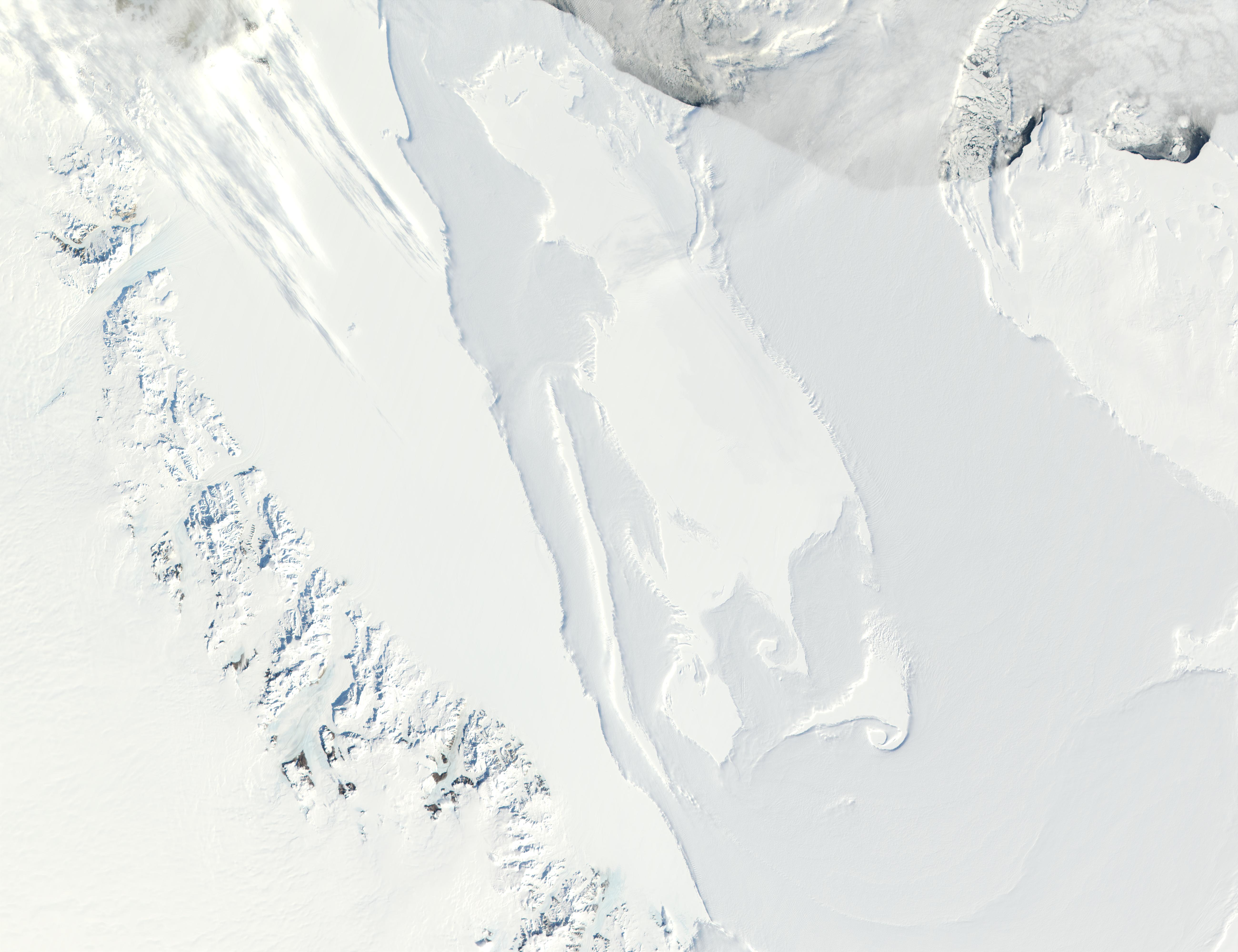 Transantarctic Mountains and Ross Ice Shelf, Antarctica - related image preview