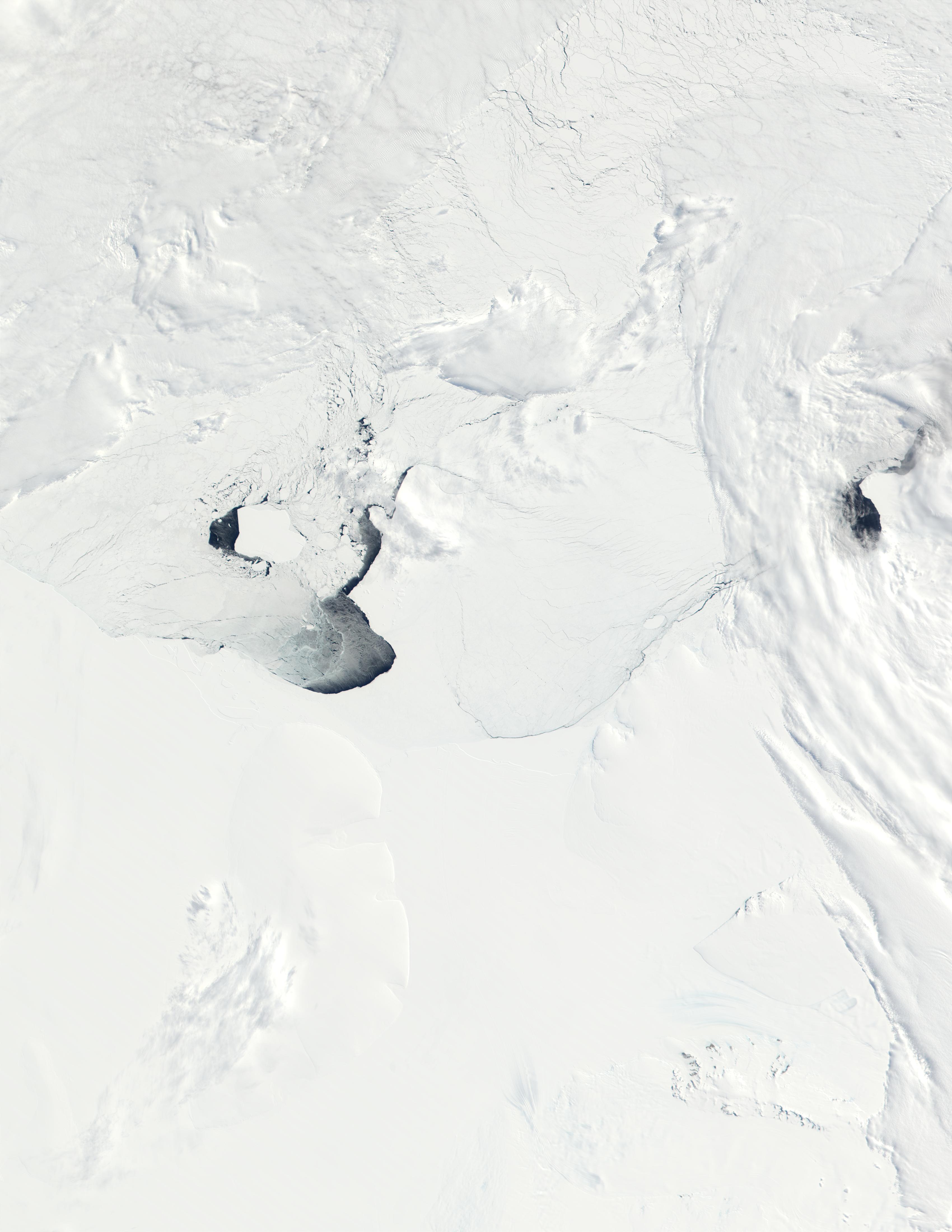 Coats Land, Ronne Ice Shelf, Filchner Ice Shelf, and Weddell Sea, Antarctica - related image preview