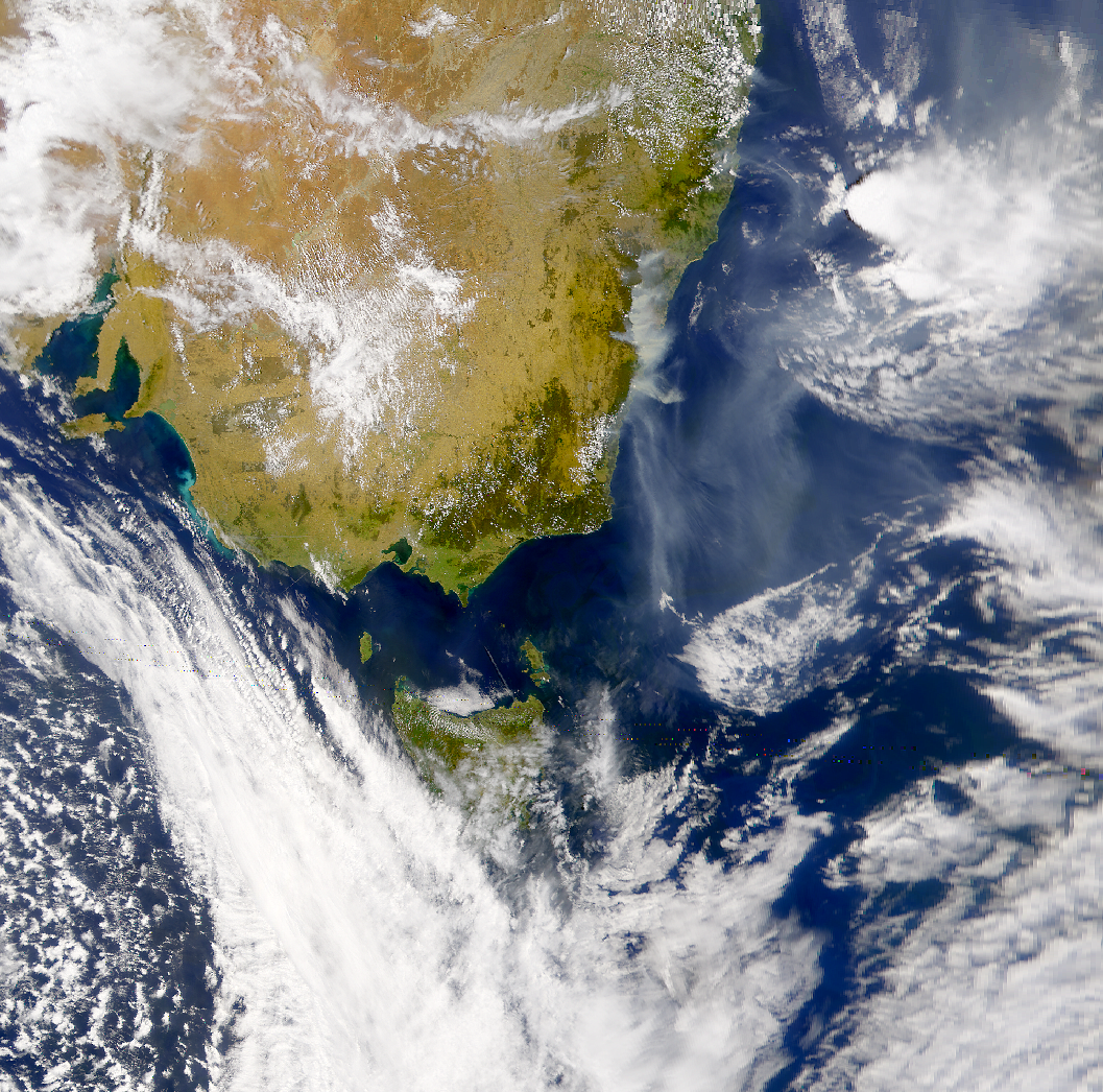 SeaWiFS: Smoke from Eastern Australia - related image preview