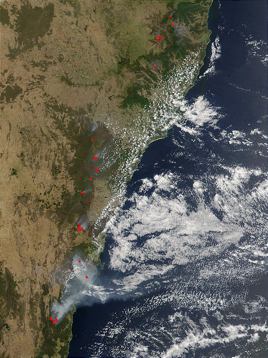 Wildfires near Sydney, Australia - related image preview