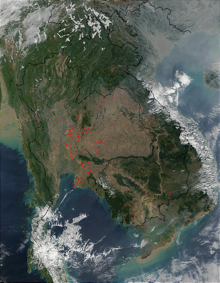 Fires in Thailand and Cambodia - related image preview