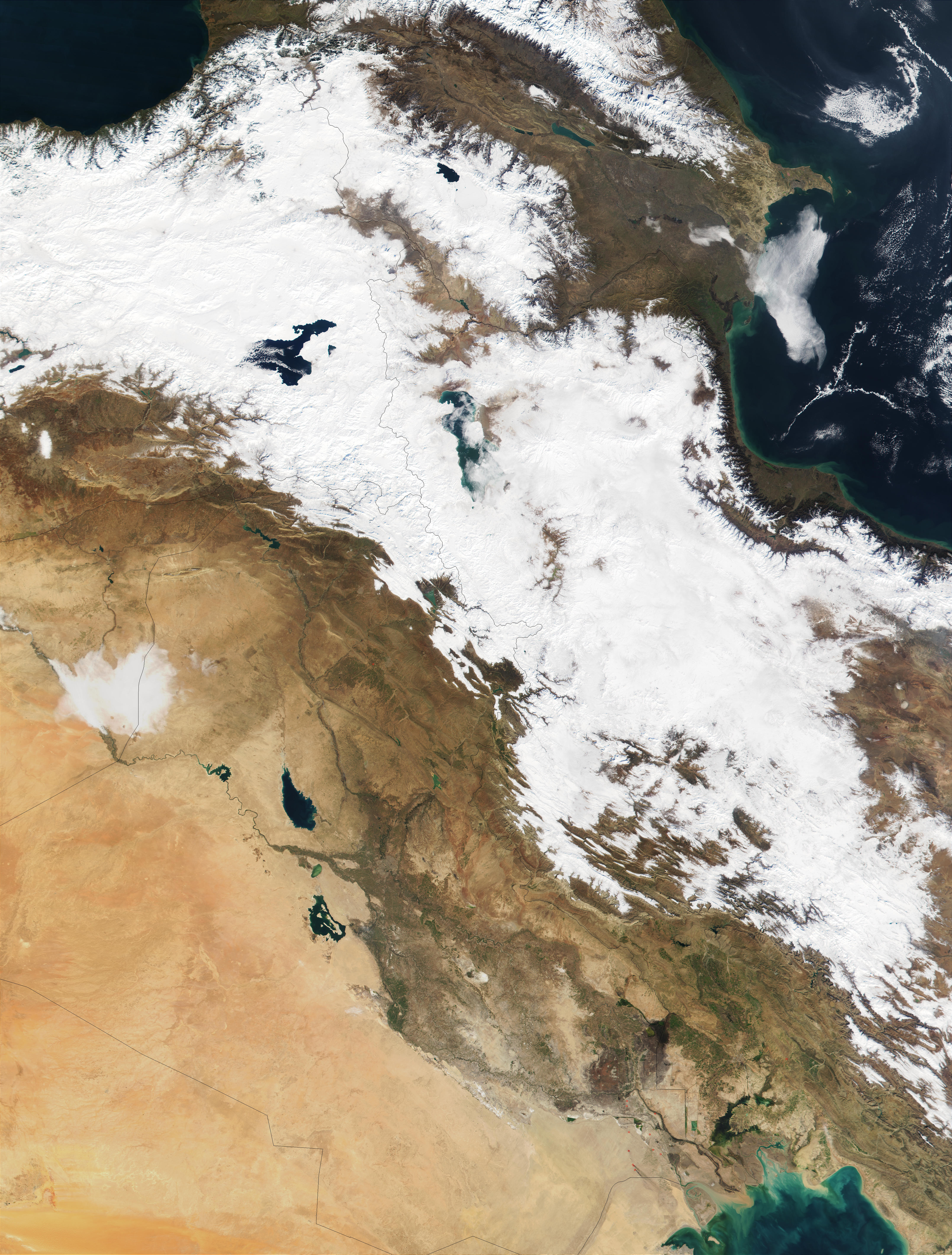 Snow in Iran and Turkey - related image preview