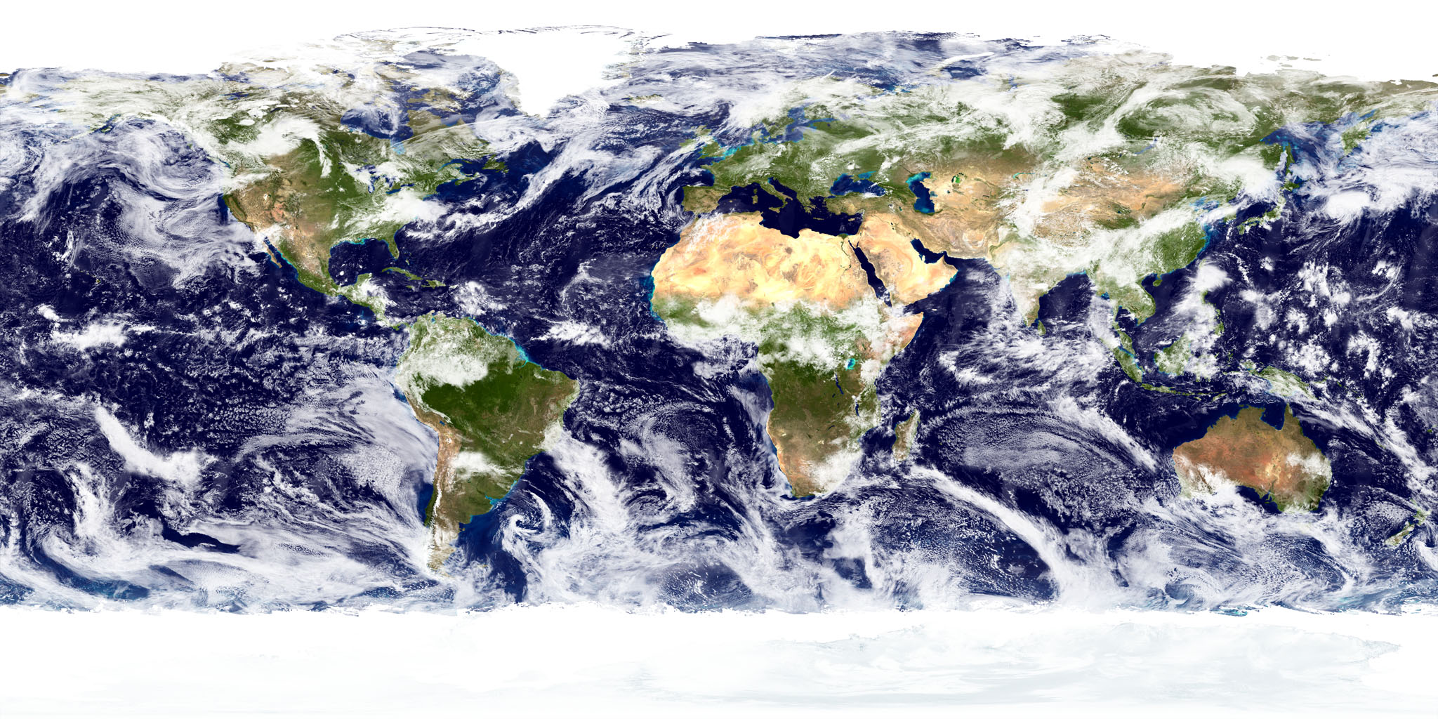 The Blue Marble: Land Surface, Ocean Color, Sea Ice and Clouds - related image preview