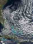 Open-cell cloud formation over the Bahamas - selected image