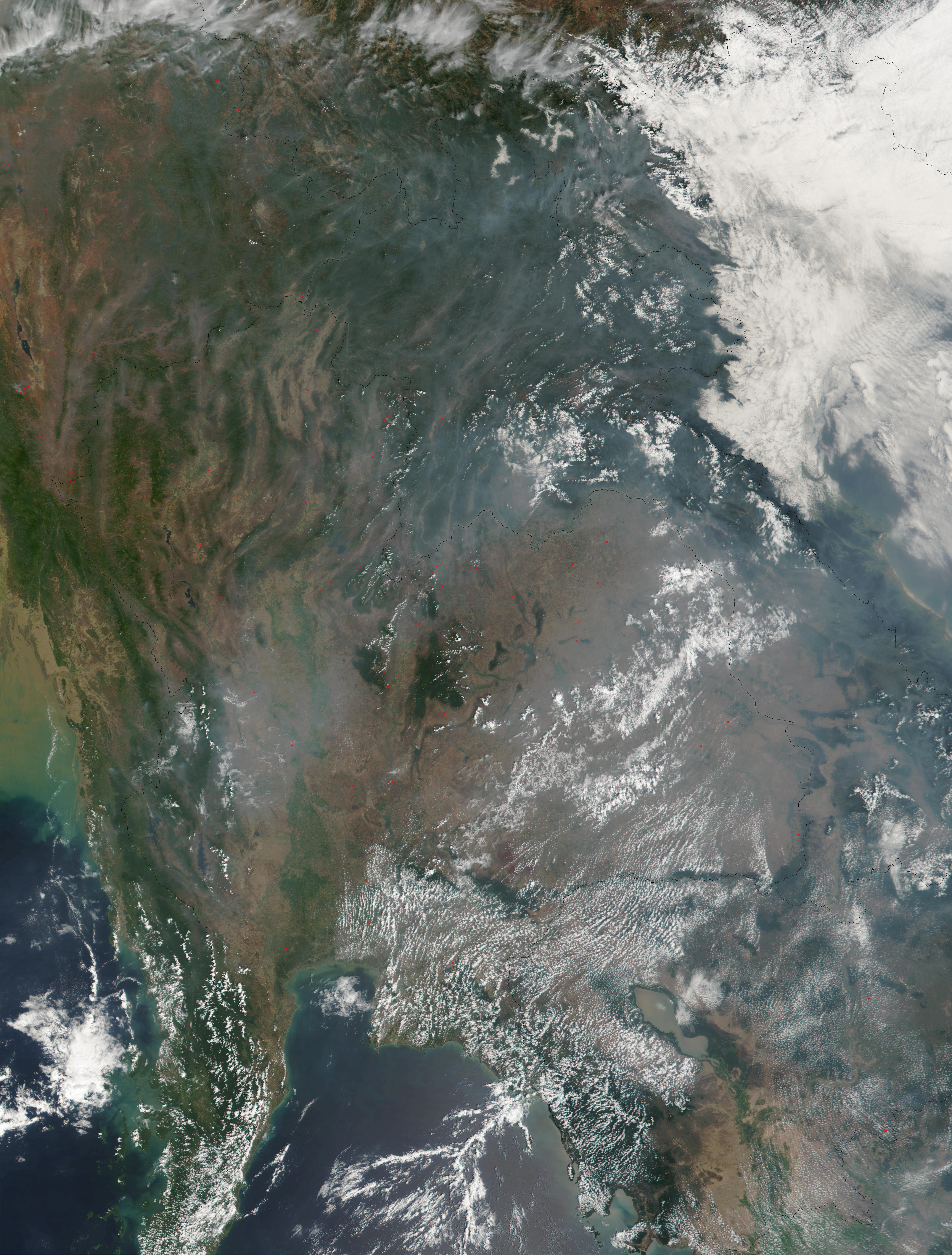 Fires and smoke in Thailand, Laos, and Cambodia - related image preview