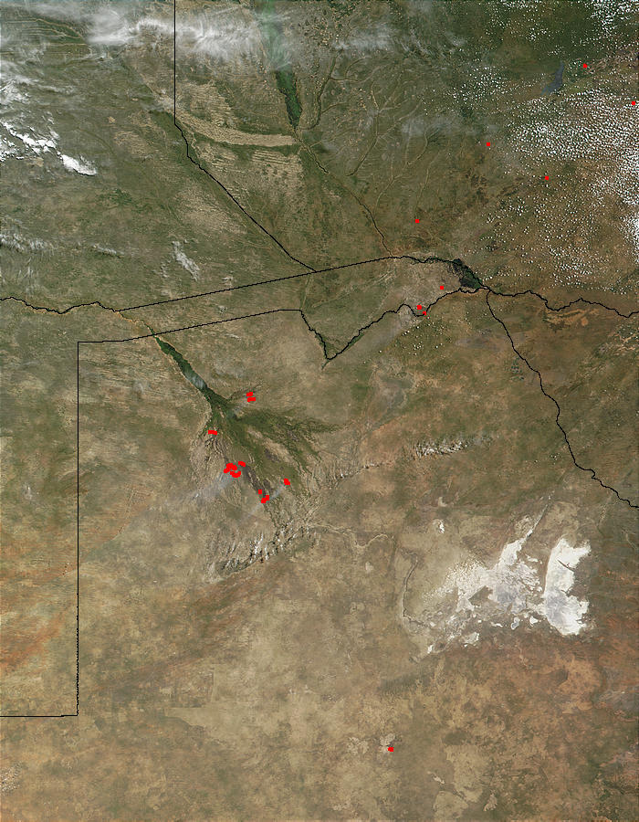 Fires in the Okavango Delta, Botswana - related image preview