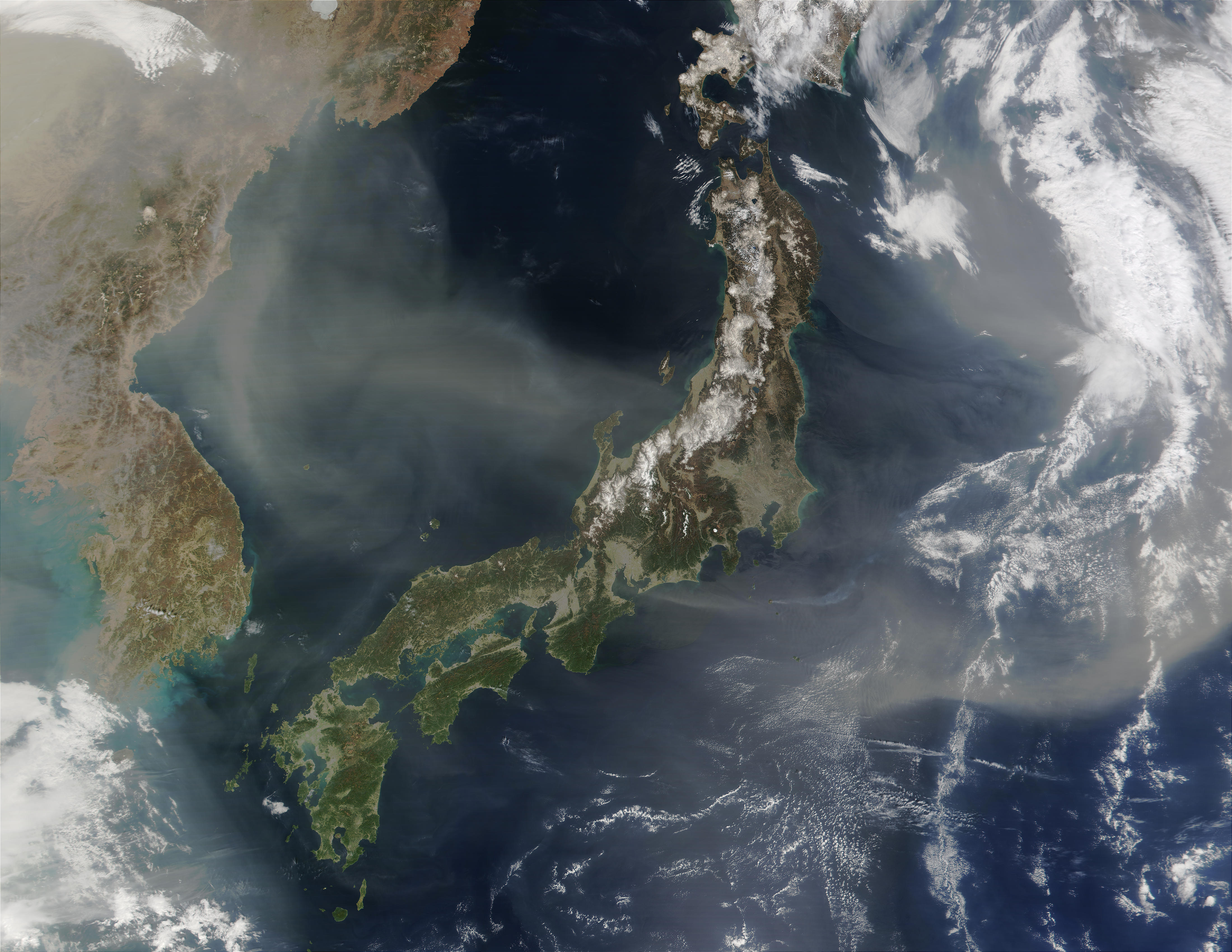 Dust over Japan - related image preview