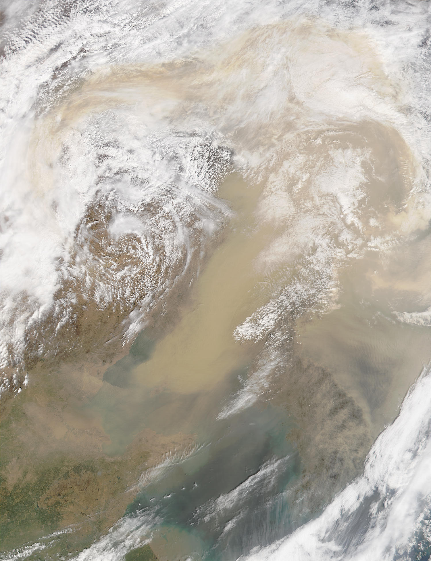 Dust over Eastern Asia - related image preview