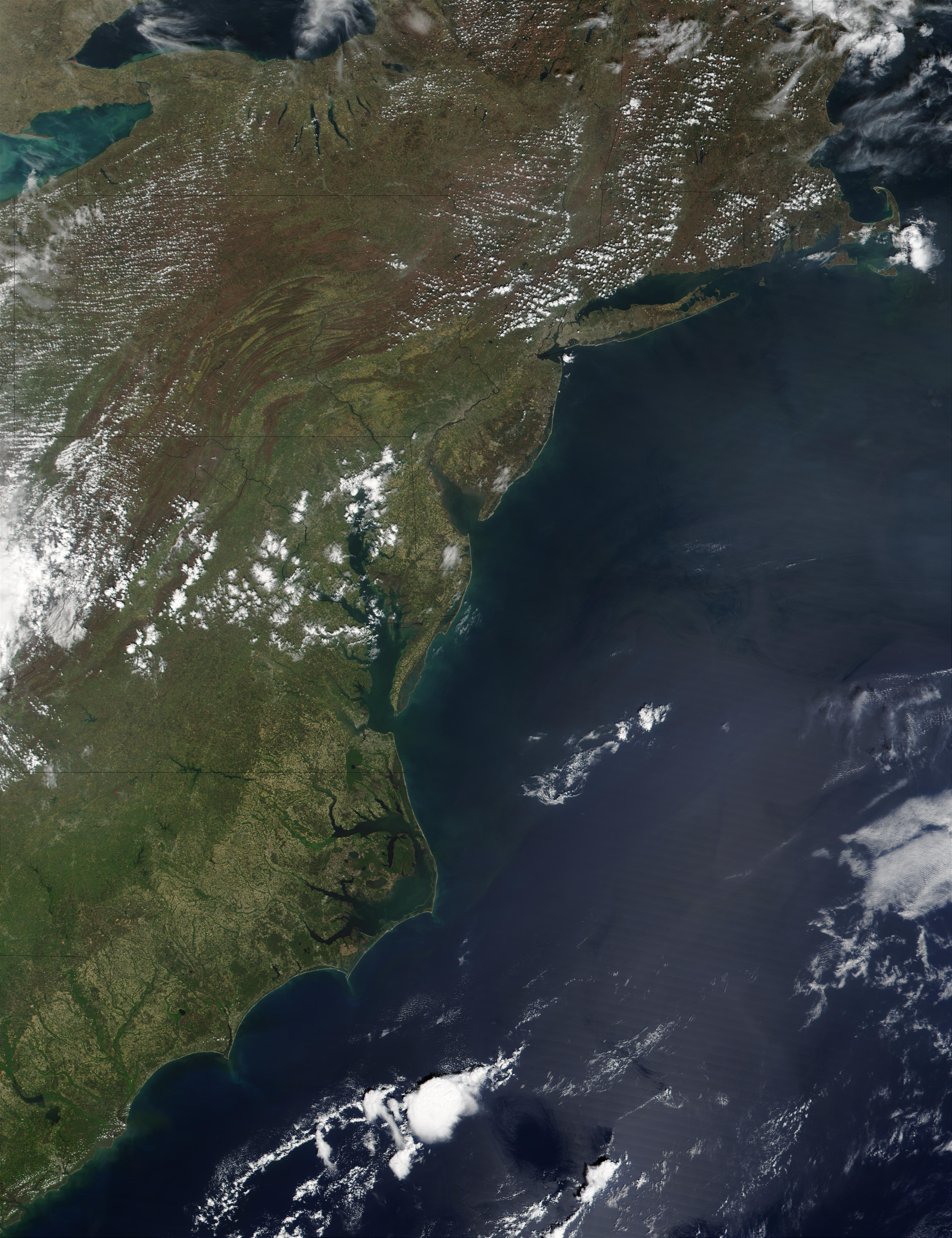 NASA Visible Earth: United States East Coast