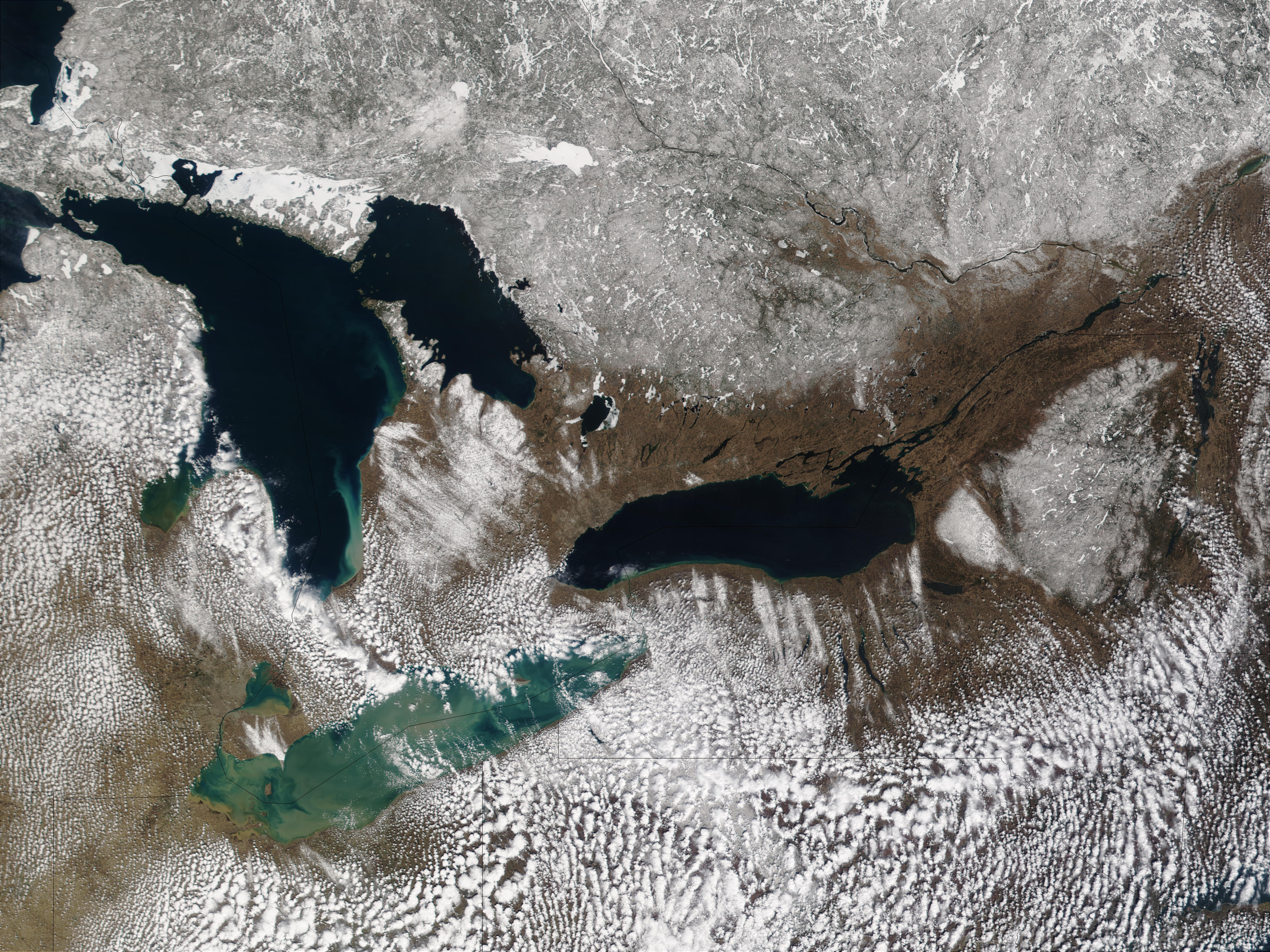 Lake Huron, Lake Erie, and Lake Ontario - related image preview