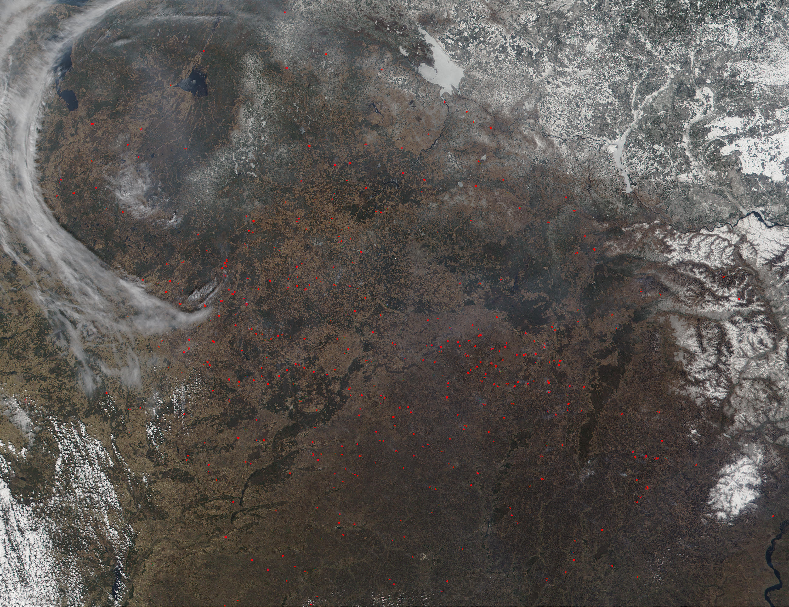 Fires in Central Russian Upland - related image preview