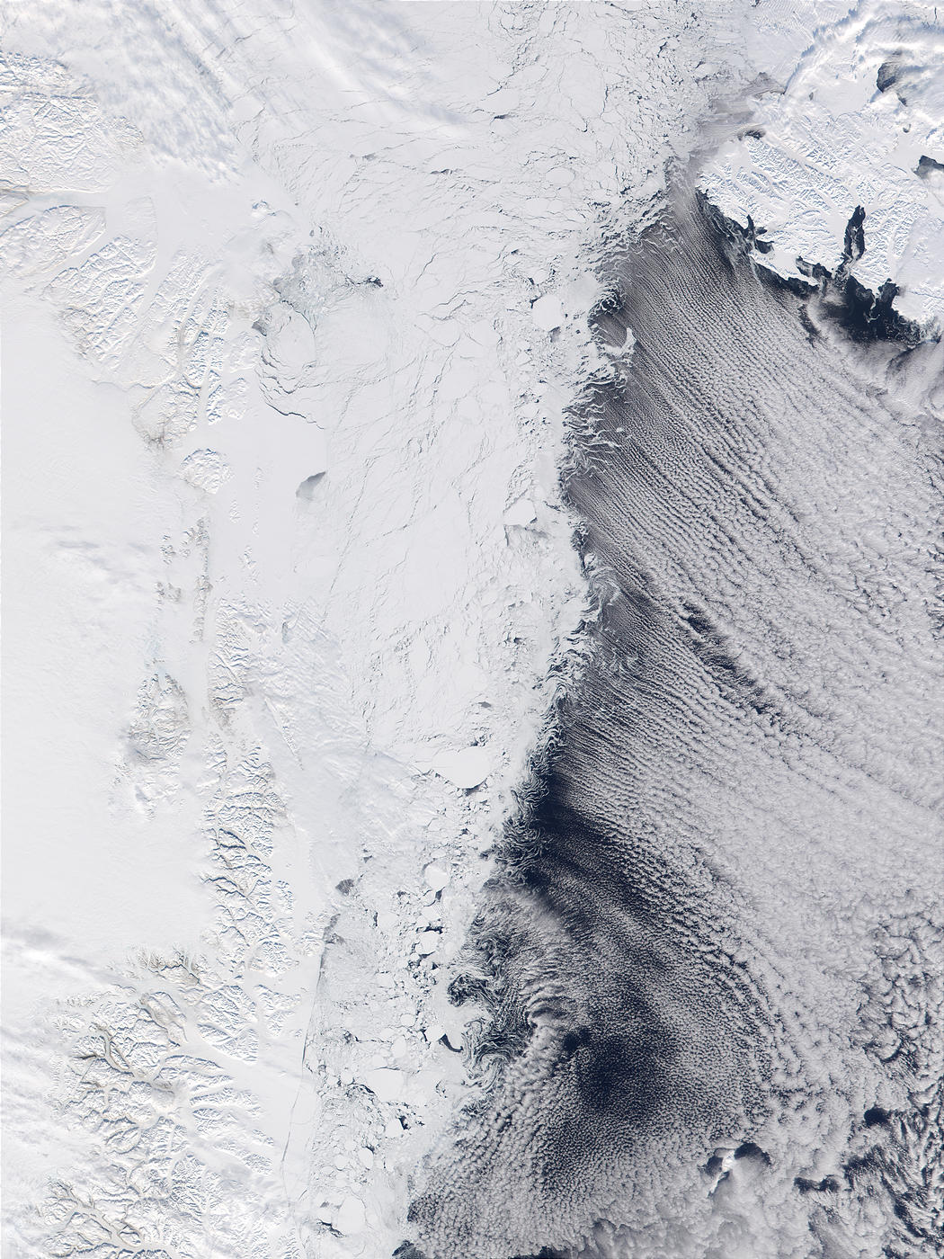 Cloud streets in Greenland Sea - related image preview