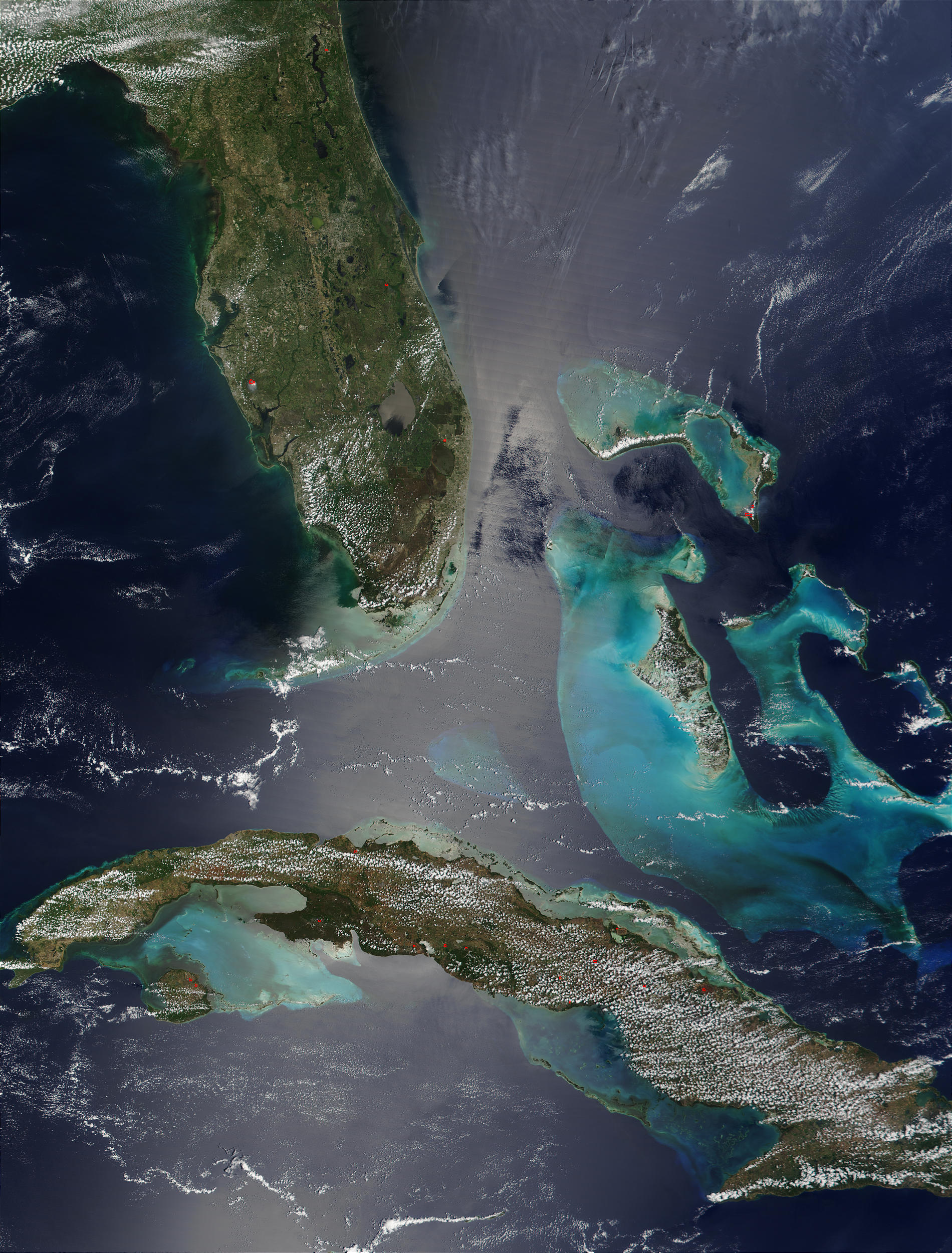 Florida, Bahamas, and Cuba - related image preview