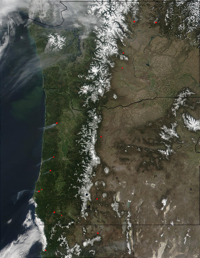 Fires in Oregon and Washington - related image preview