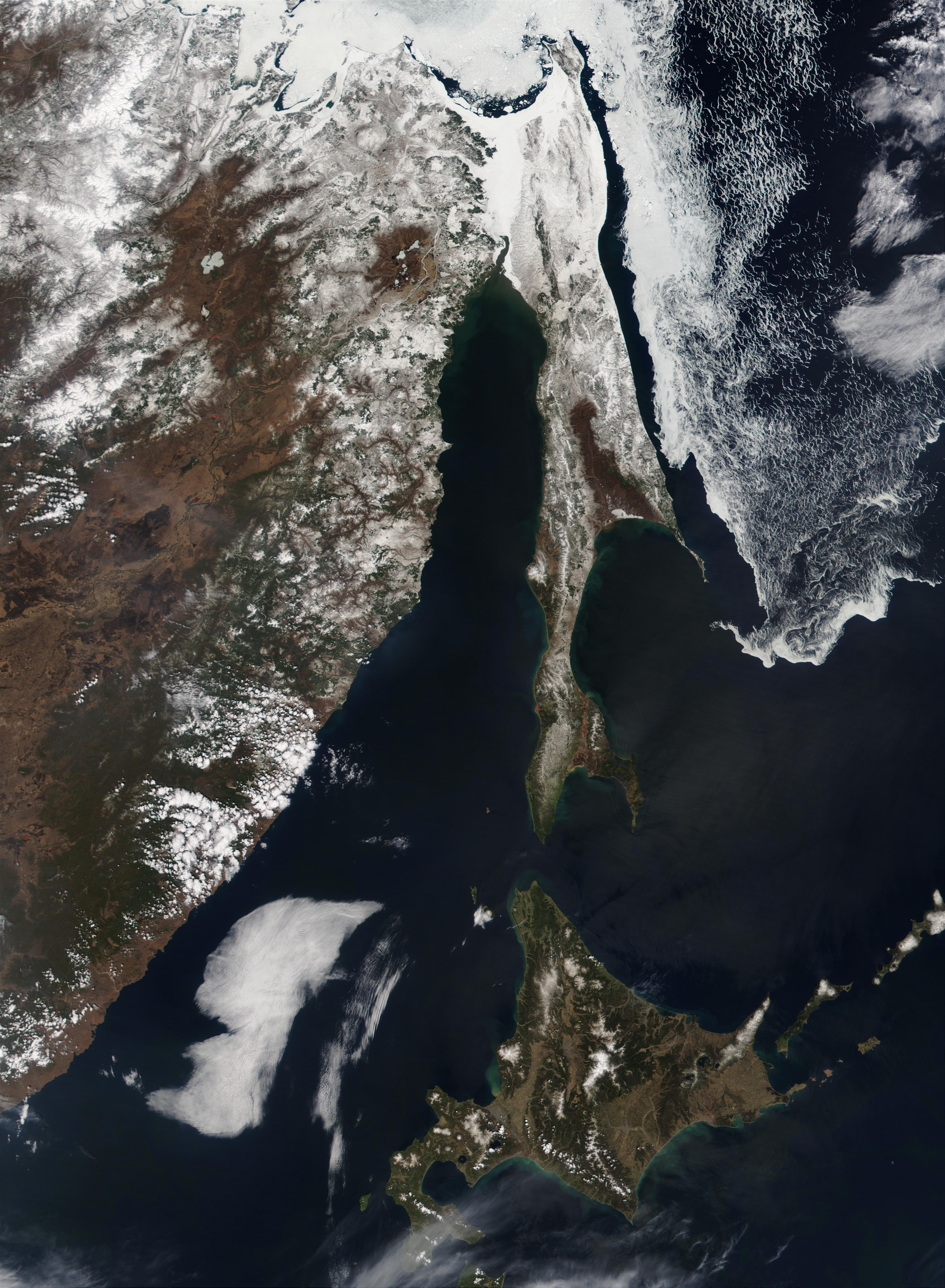 Sakhalin (Russia) and Hokkaido (Japan) - related image preview