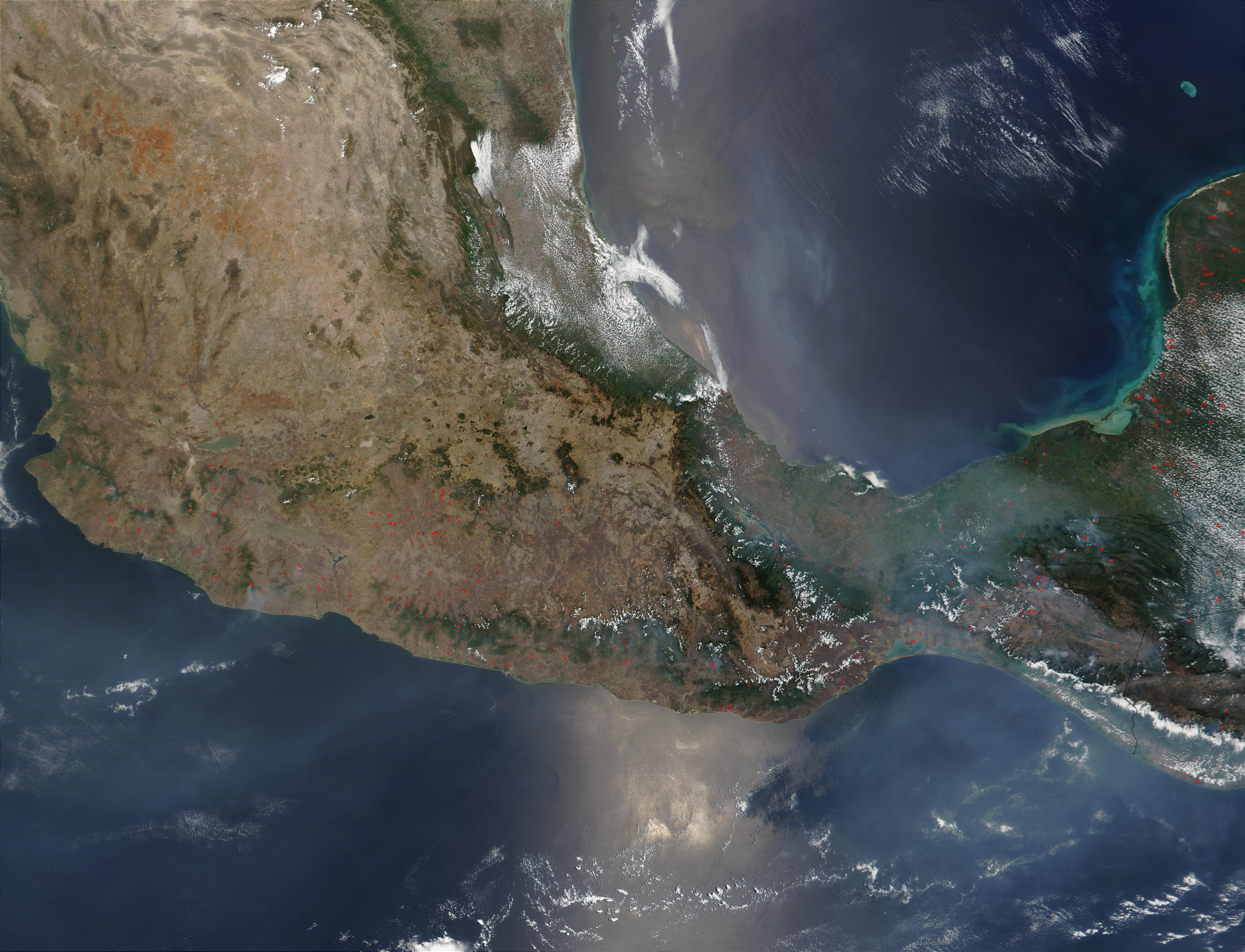 Fires and smoke in Mexico - related image preview
