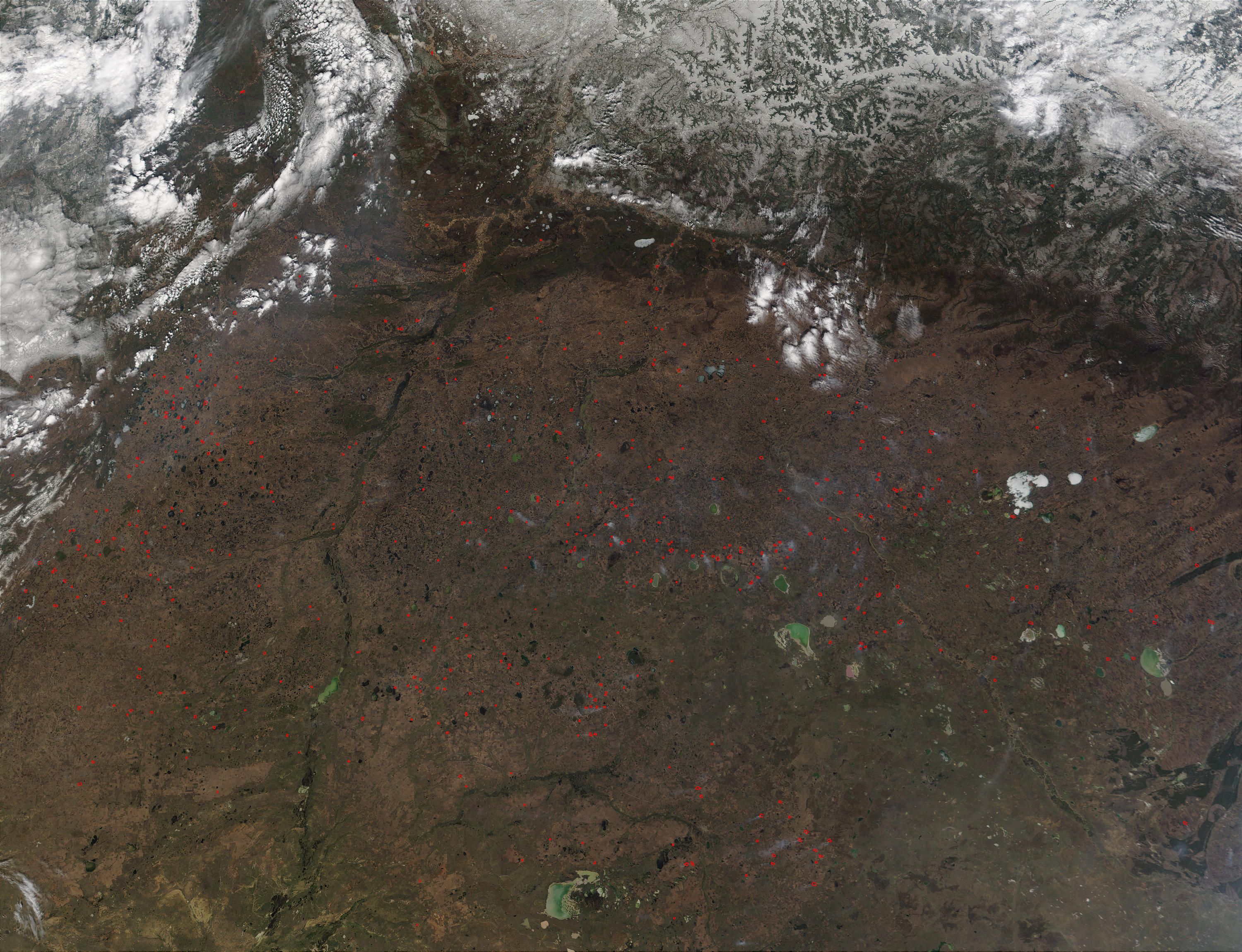 Fires in the Ishim Steppe (Russia and Kazakhstan) - related image preview