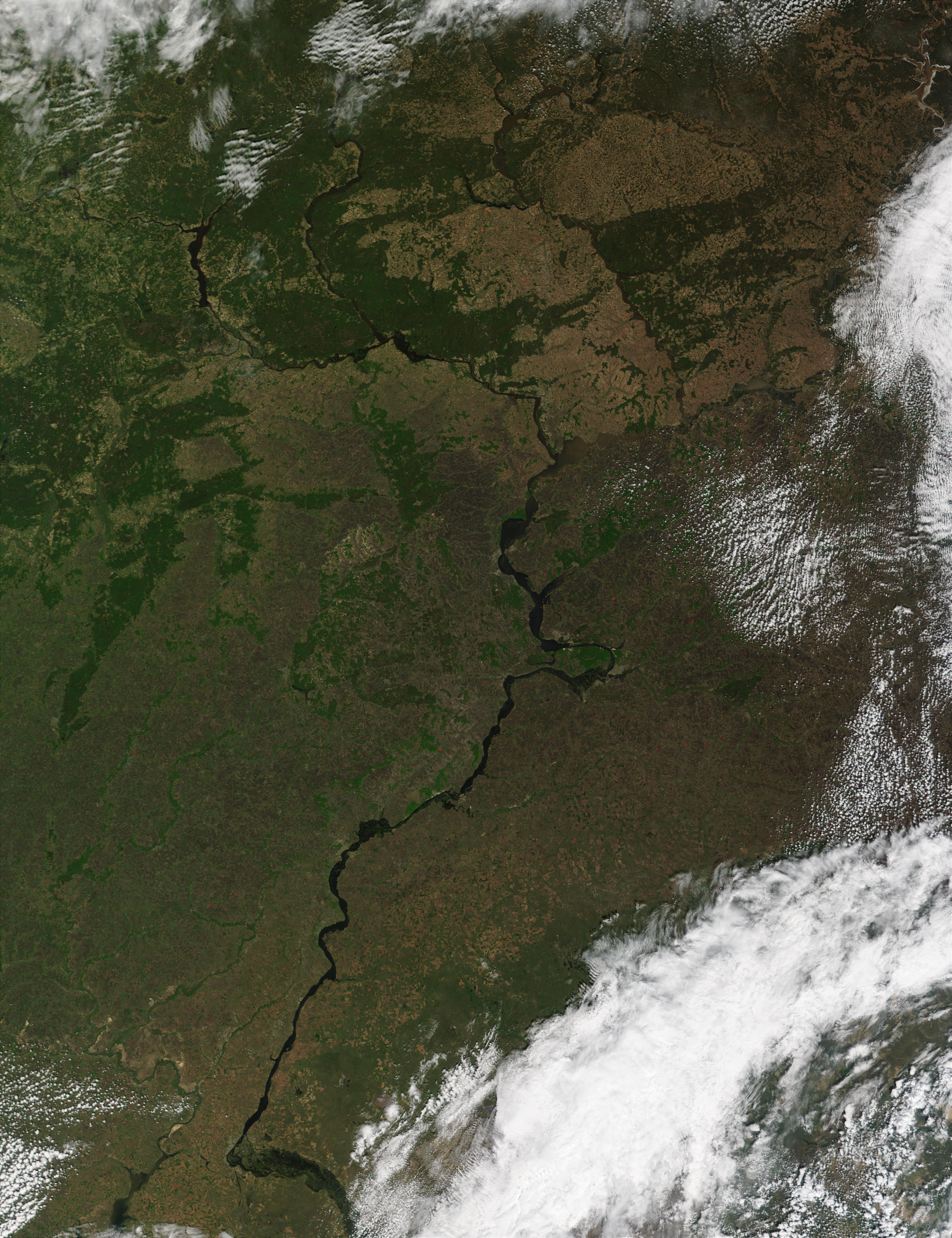 Fires near the Volga, Russia - related image preview