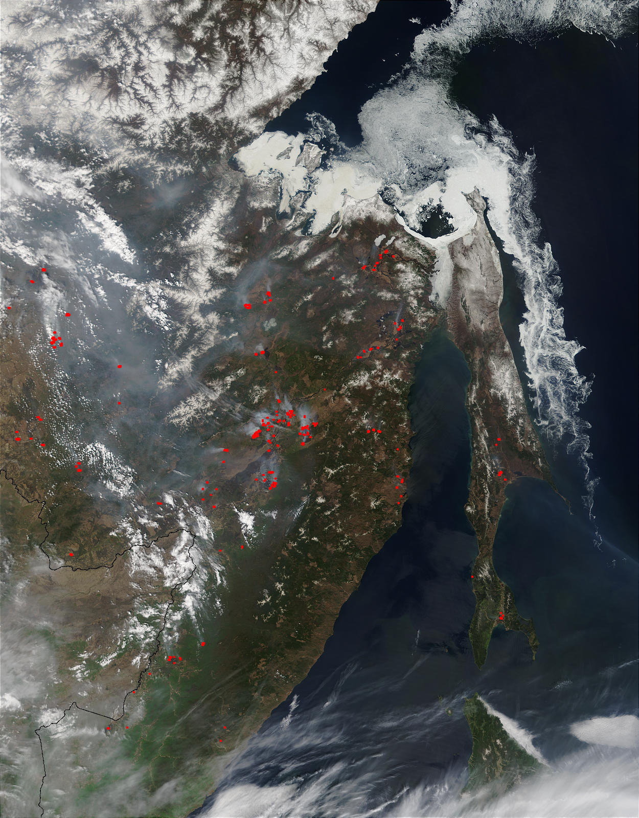 Fires in Southeast Russia - related image preview