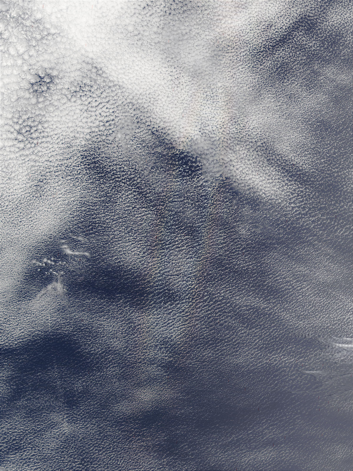 Cloud bow over stratocumulus clouds in Pacific Ocean - related image preview