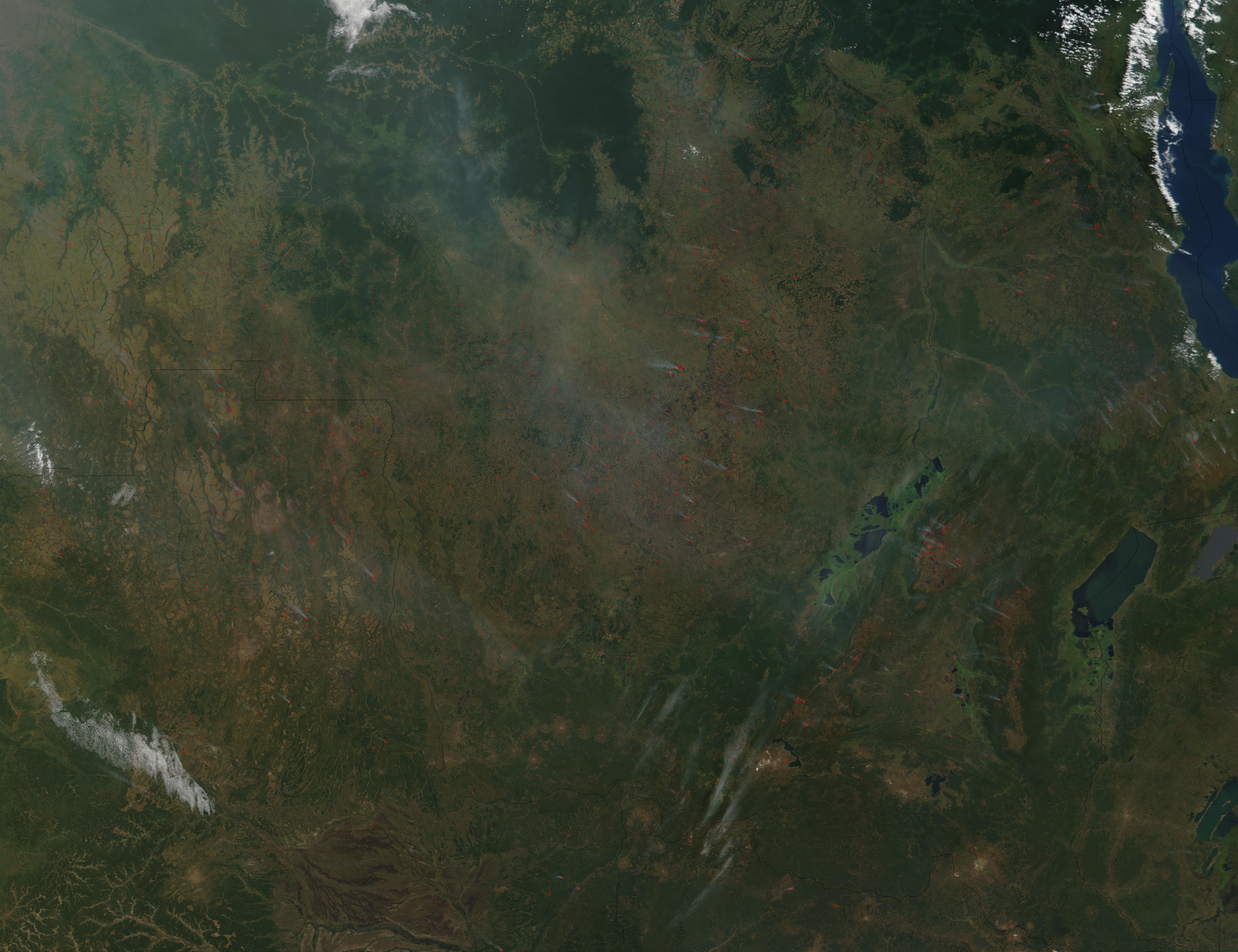 Fires in Democratic Republic of the Congo and Angola - related image preview