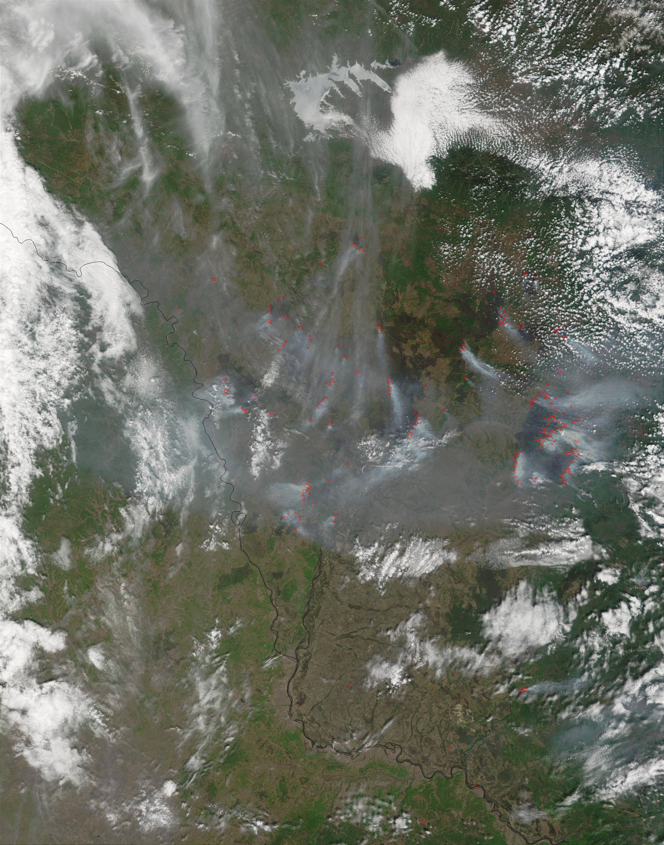 Fires in the Amur Region, Eastern Russia - related image preview