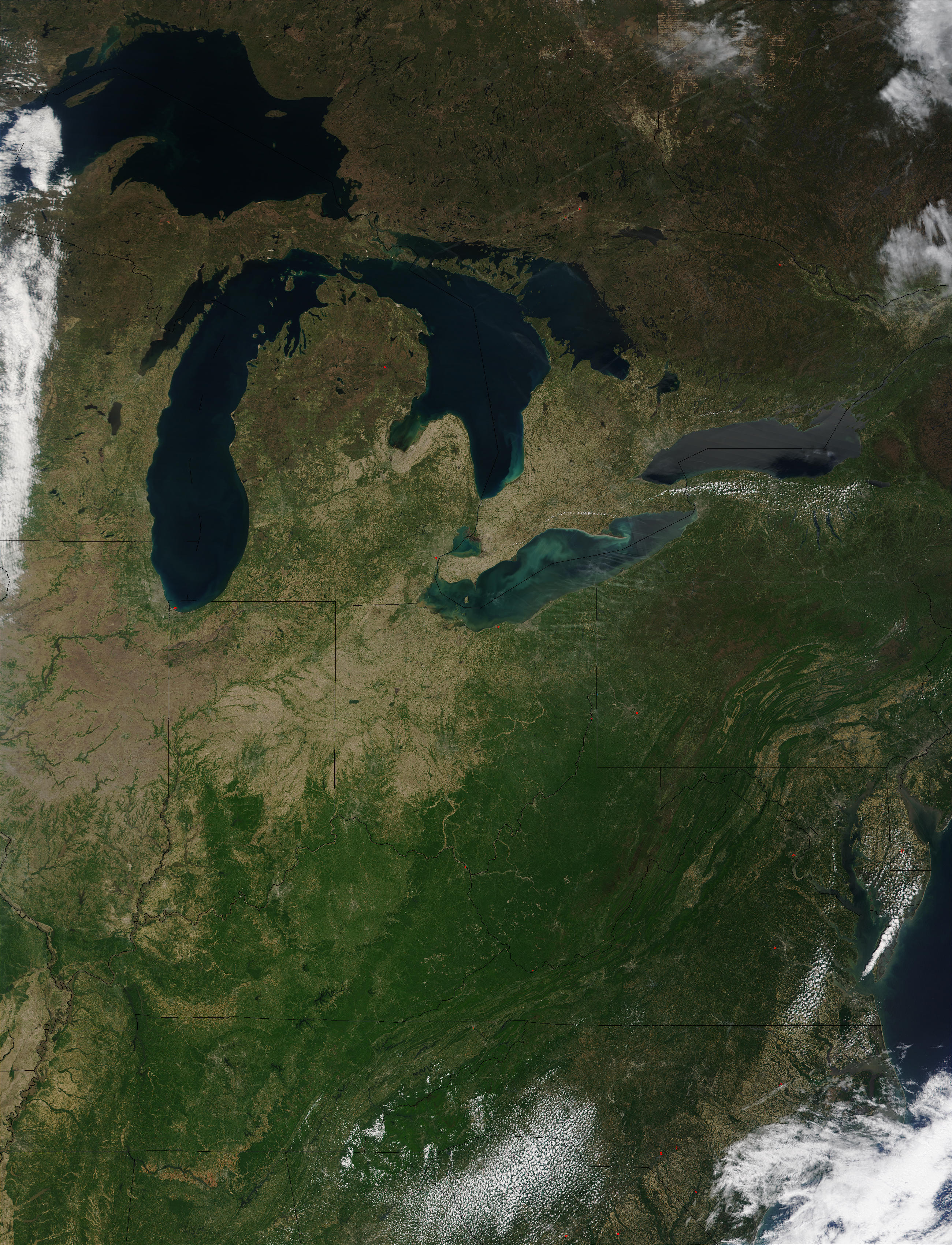 The Great Lakes region and Mid-Atlantic United States - related image preview