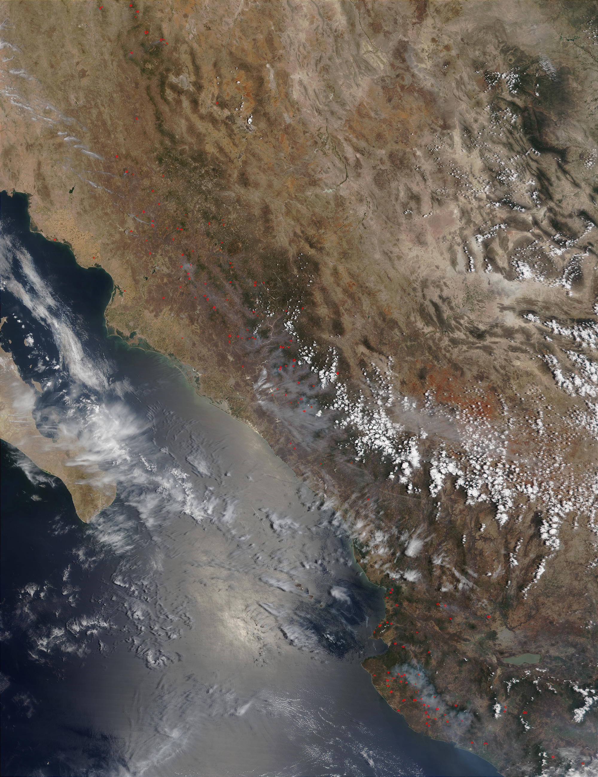 NASA Visible Earth Fires in Mexico