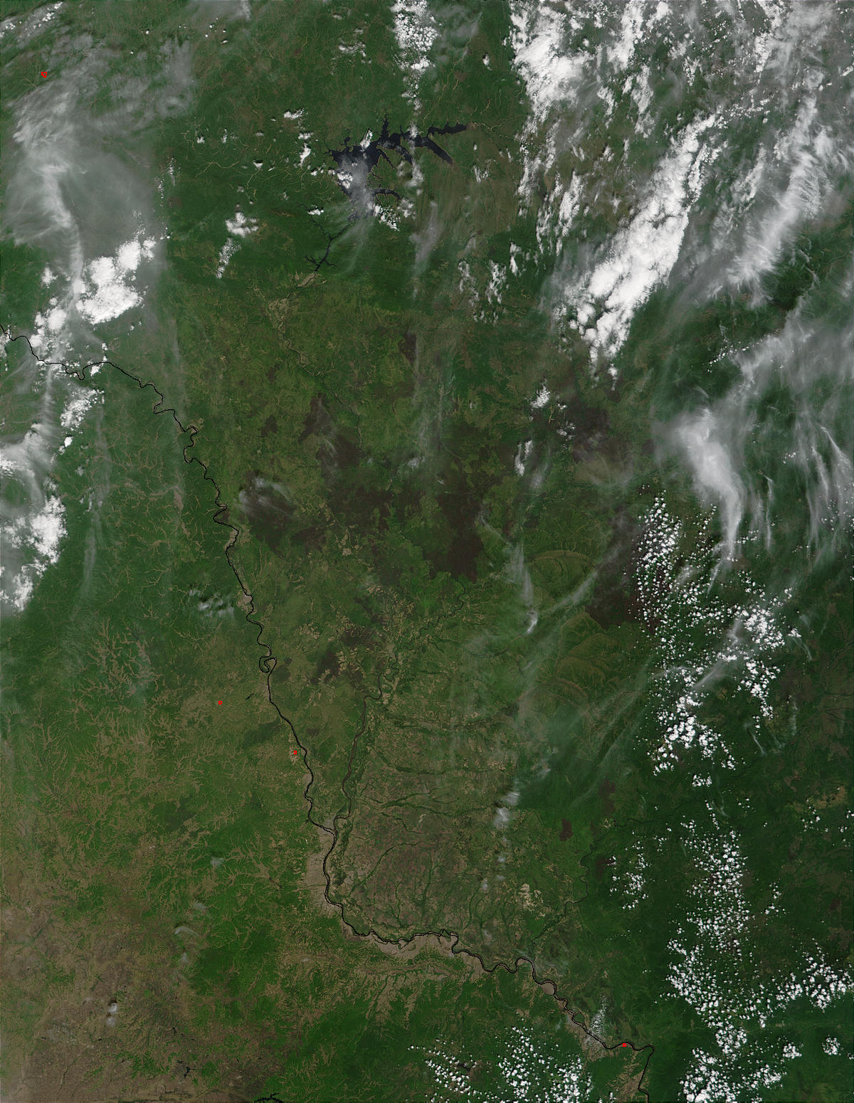 Burn scars in the Amur region, Eastern Russia - related image preview