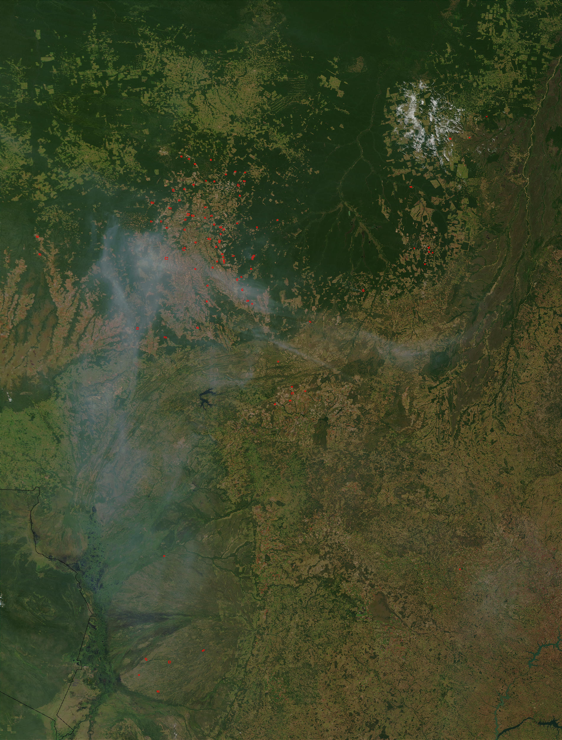 Fires and smoke in Mato Grosso State, Brazil - related image preview