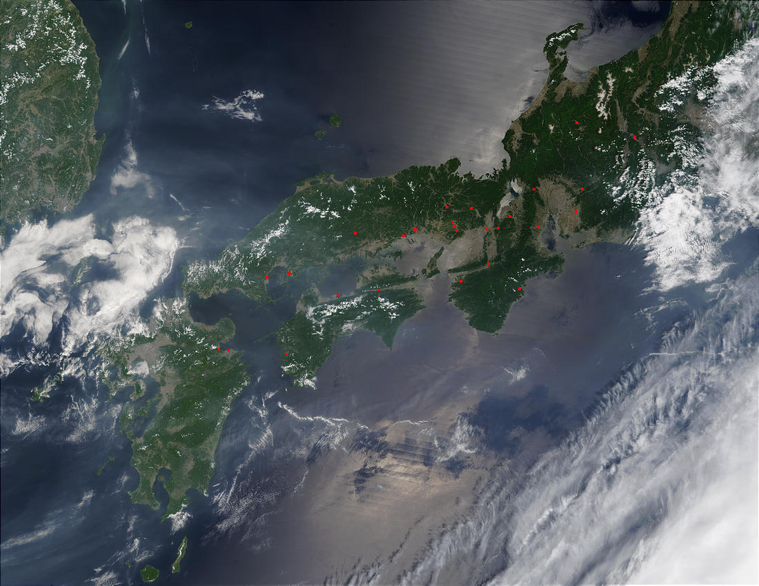 Fires and smoke in Japan - related image preview