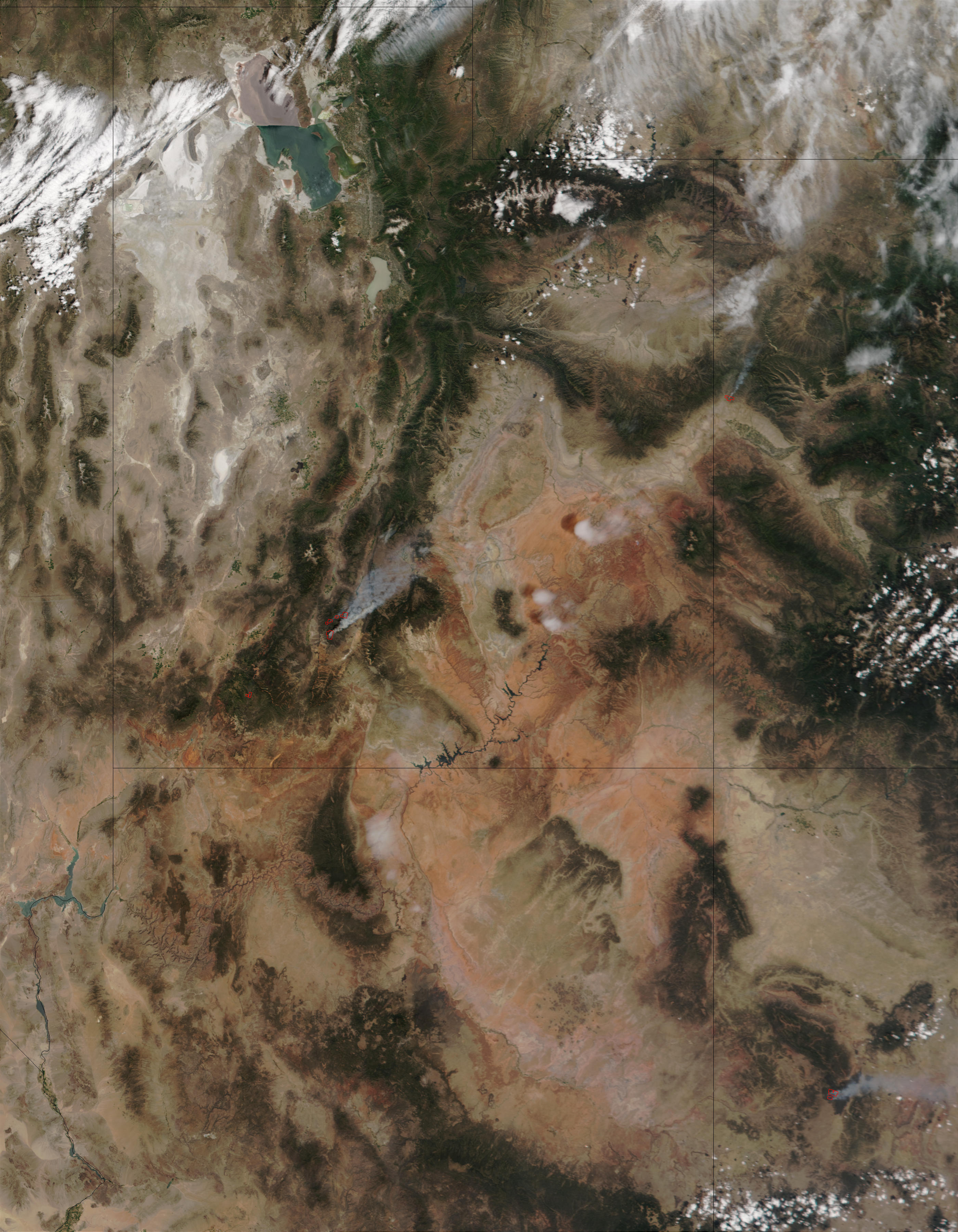 Fires in Utah, Colorado, and New Mexico - related image preview