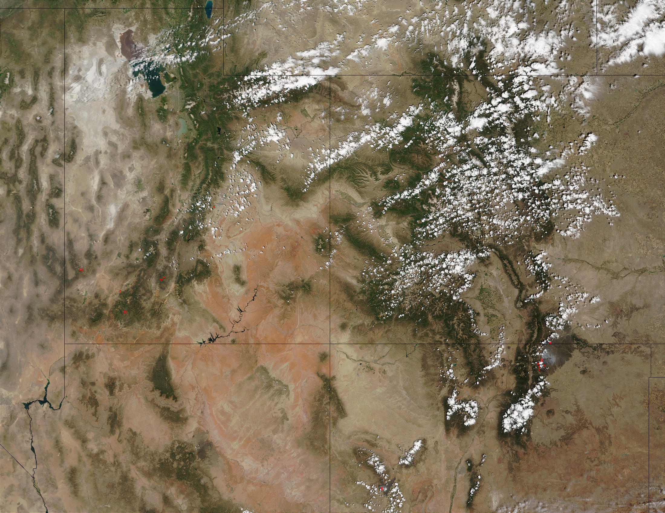 Fires in Utah and New Mexico - related image preview