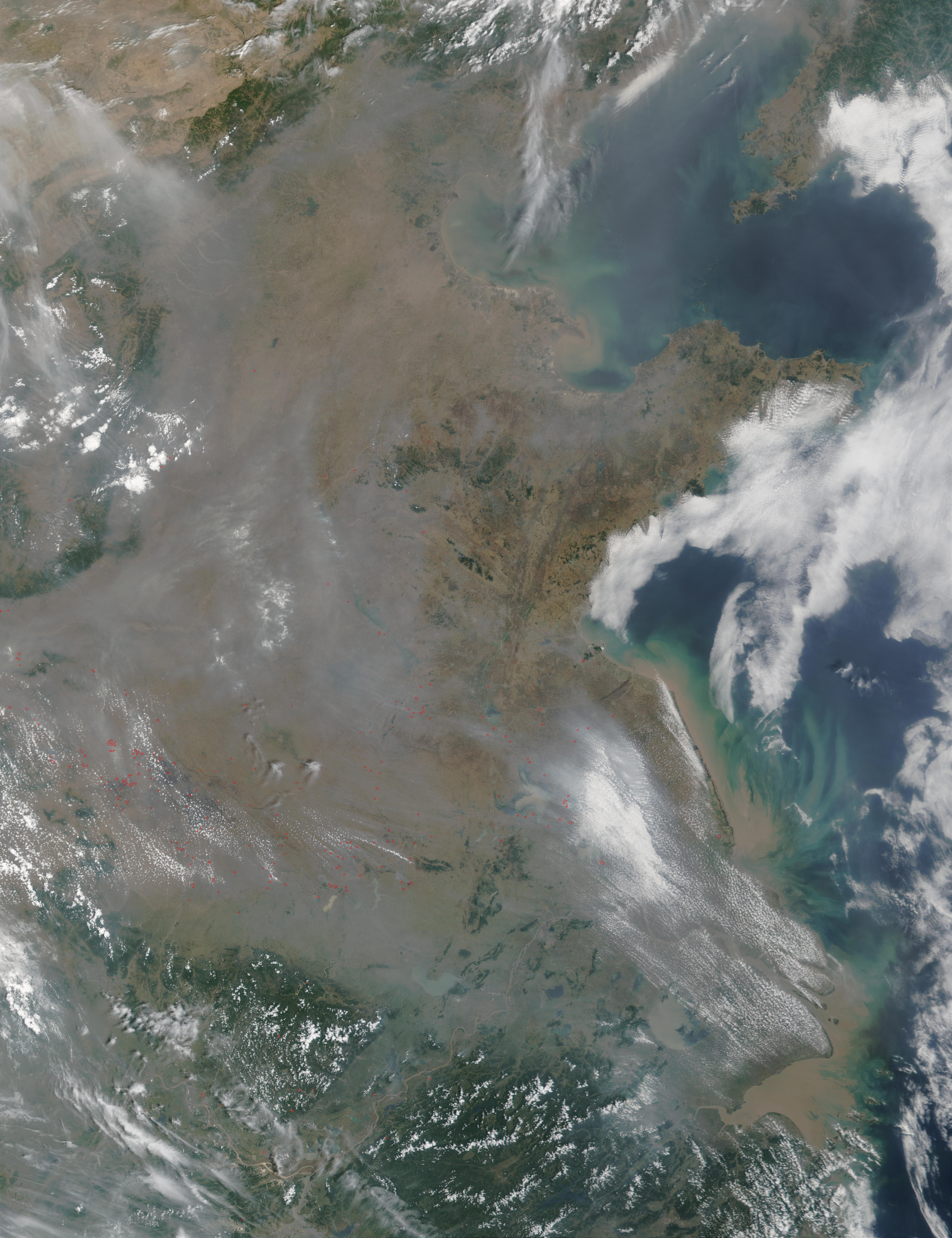 Fires and smoke in China - related image preview