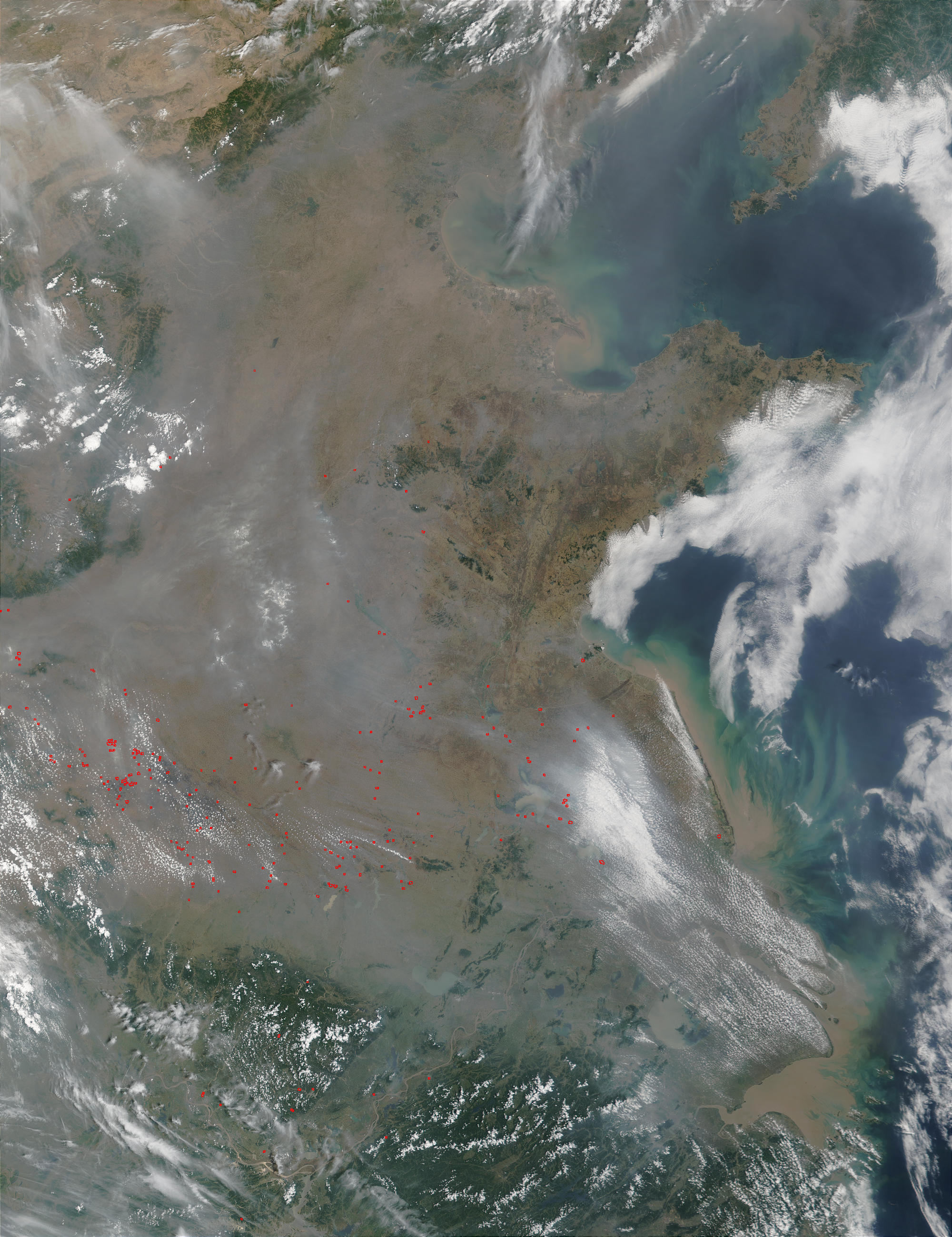 Fires and smoke in China - related image preview