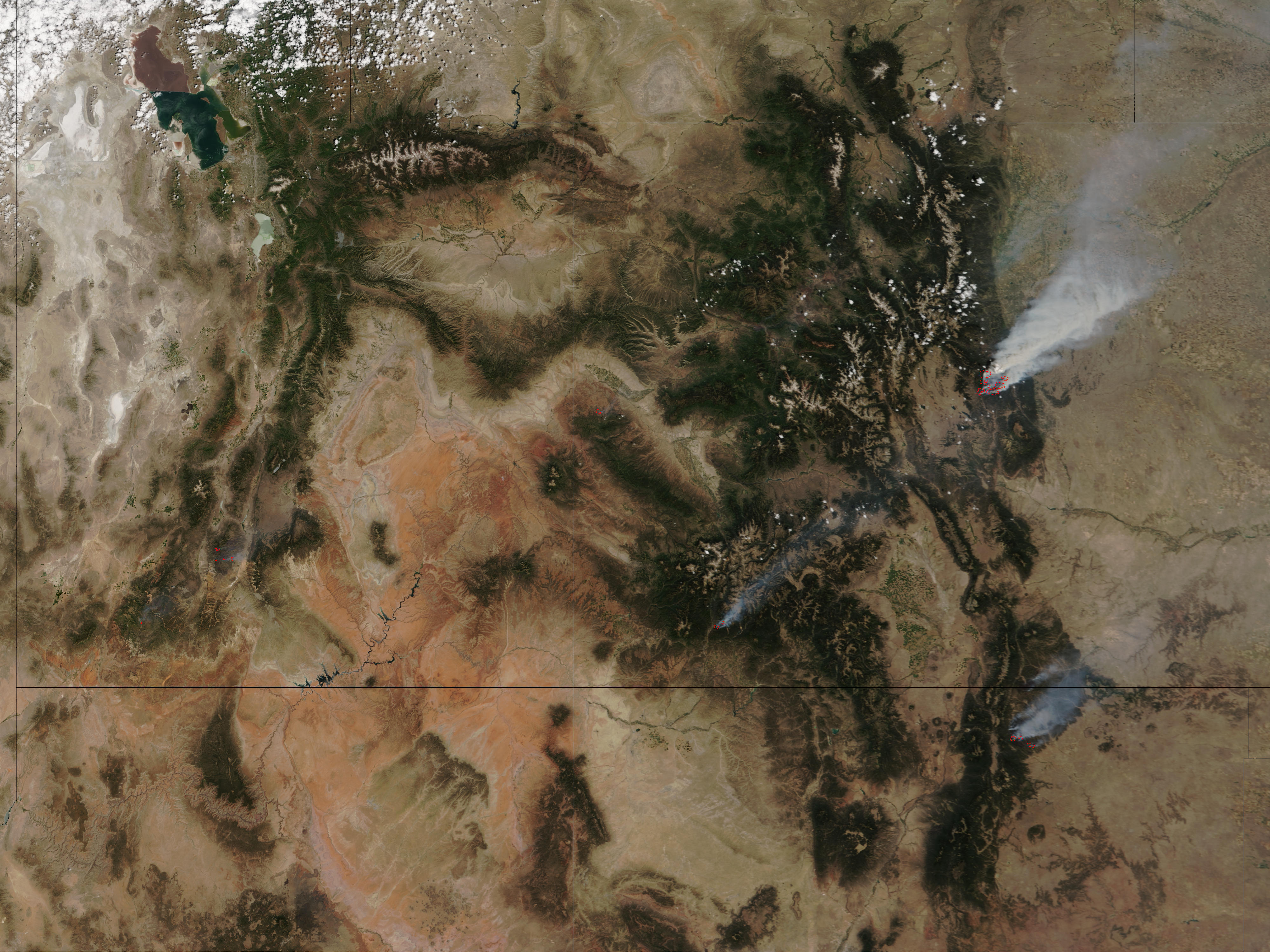 Wildfires in Utah, Colorado, and New Mexico - related image preview