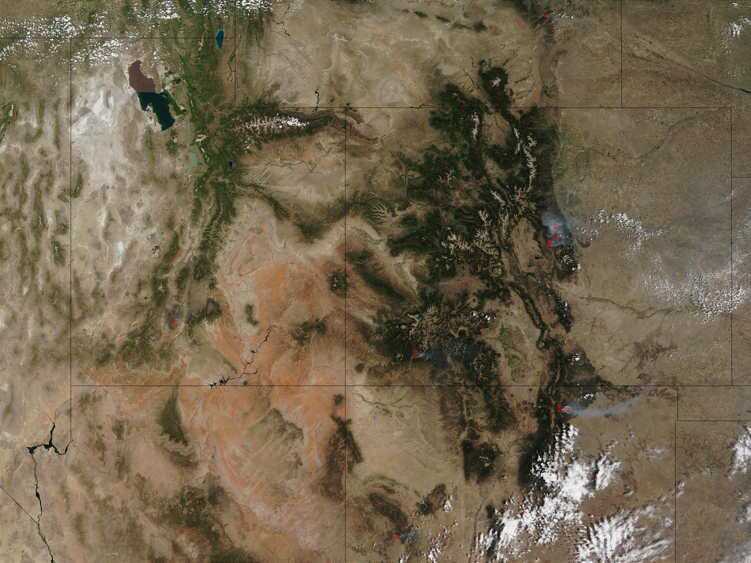 Wildfires in Utah, Colorado, and New Mexico - related image preview
