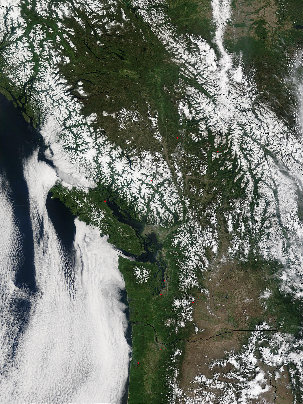 Fires in British Columbia (Canada), Washington, and Oregon - related image preview