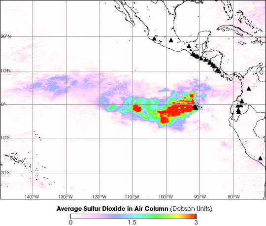 Sierra Negra Sulfur Dioxide Emissions