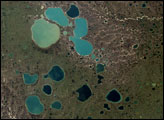 Pothole Lakes in Siberia