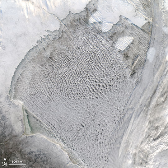 Cloud Streets Pave Hudson Bay