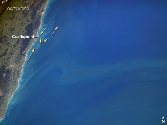 Plankton Plume, North Island, New Zealand - related image preview