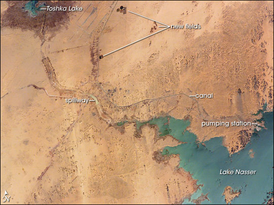 Lake Nasser and the New Valley