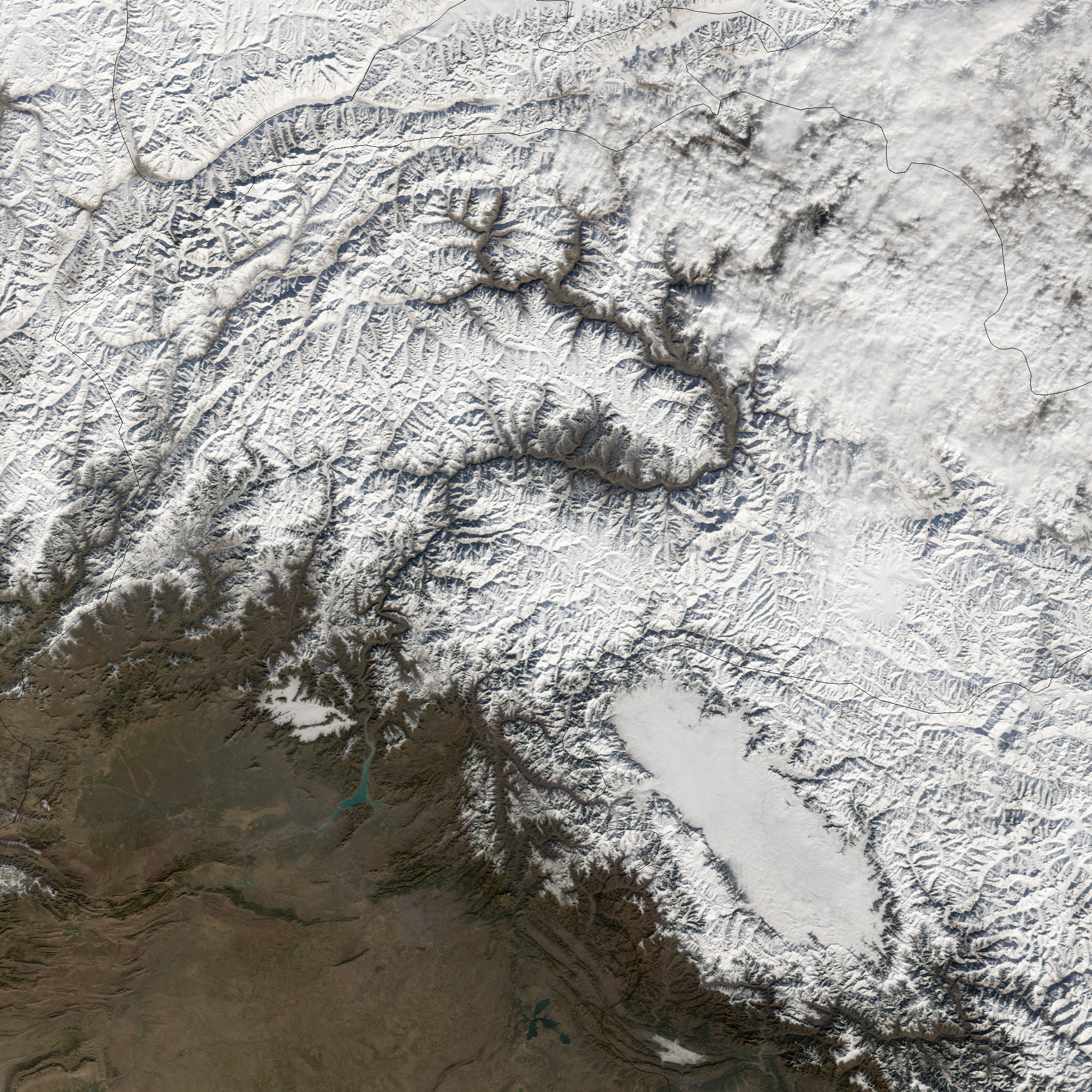 Heavy Snow Blankets Pakistan Earthquake Region - related image preview