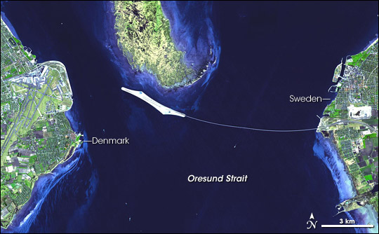 oresund bridge map