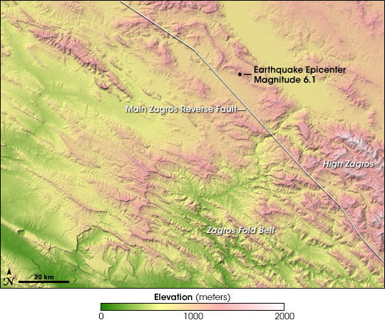 Magnitude 6.1 Earthquake, Silakhor, Iran - related image preview