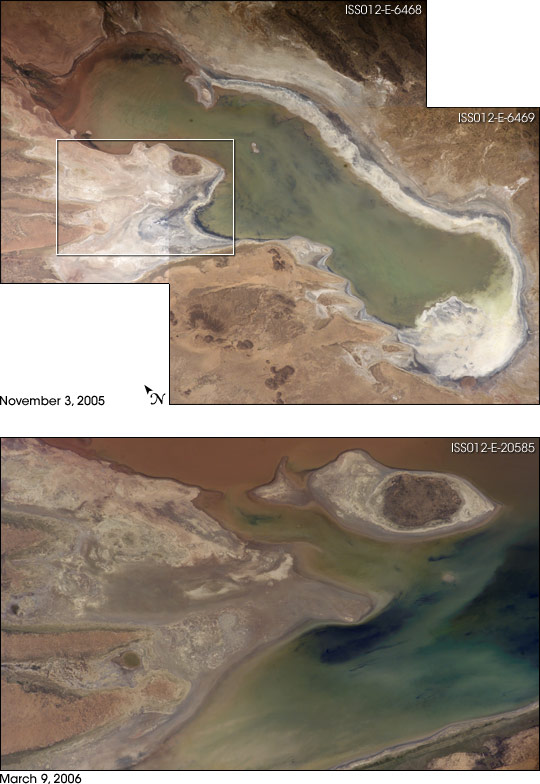 Lake Poopo Water Levels