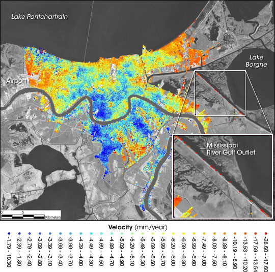 Subsidence in New Orleans - related image preview