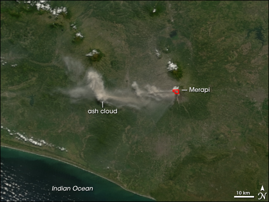 Volcanic Activity on Merapi